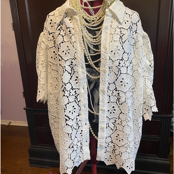 Anthropology Maeve Lace Top - Picture 1 of 15